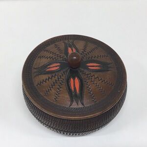 Vintage Wooden Trinket Box